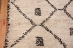 Ivory Background Vintage Moroccan Rug 49875 Border Design Nazmiyal