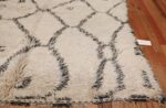 Ivory Background Vintage Moroccan Rug 49875 Side Corner Nazmiyal