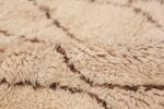 Large Vintage Moroccan Rug 49895 Ivory Pile Nazmiyal