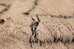 Room Size Vintage Moroccan Rug 49873 Ivory Pile Nazmiyal