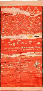 Colorful Tribal Vintage Berber Moroccan Rug 49893 Nazmiyal