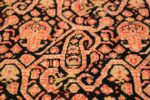 Silk and Wool Antique Persian Senneh Rug 49850 Floral Field Design Nazmiyal