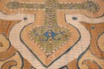 Silk Antique Caucasian Kaitag Embroidery Textile 49903 Heart Shape Nazmiyal