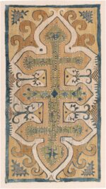 Silk Antique Caucasian Kaitag Embroidery Textile 49903 Nazmiyal Edited