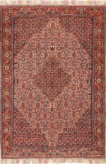 Small Silk and Wool Antique Persian Senneh Rug 49851 Nazmiyal