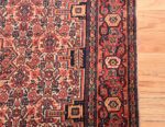 Small Silk and Wool Antique Persian Senneh Rug 49851 Border Design Nazmiyal