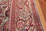 Small Size Antique Silk Persian Kashan Rug 49853 Closeup Border Nazmiyal