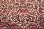 Small Size Antique Silk Persian Kashan Rug 49853 Lower Floral Field Nazmiyal