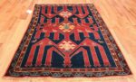 Small Size Tribal Antique Caucasian Avar Rug 49852 Whole Design Nazmiyal