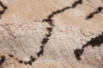 Tribal Room Size Vintage Moroccan Rug 49874 Ivory Pile Nazmiyal