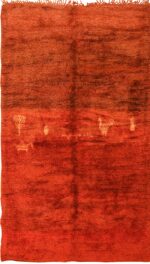 Plush Vintage Tribal Berber Moroccan Rug 49892 - Nazmiyal