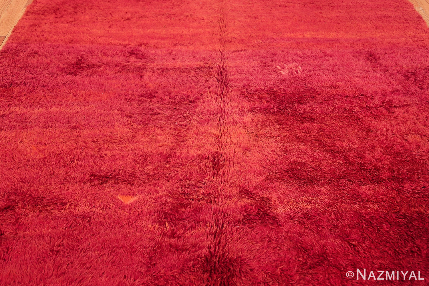アパレル通販サイトランキング Vintage Rugs Vintage Nazmiyal 49883 Rug Berber Shag Red Moroccan 置物