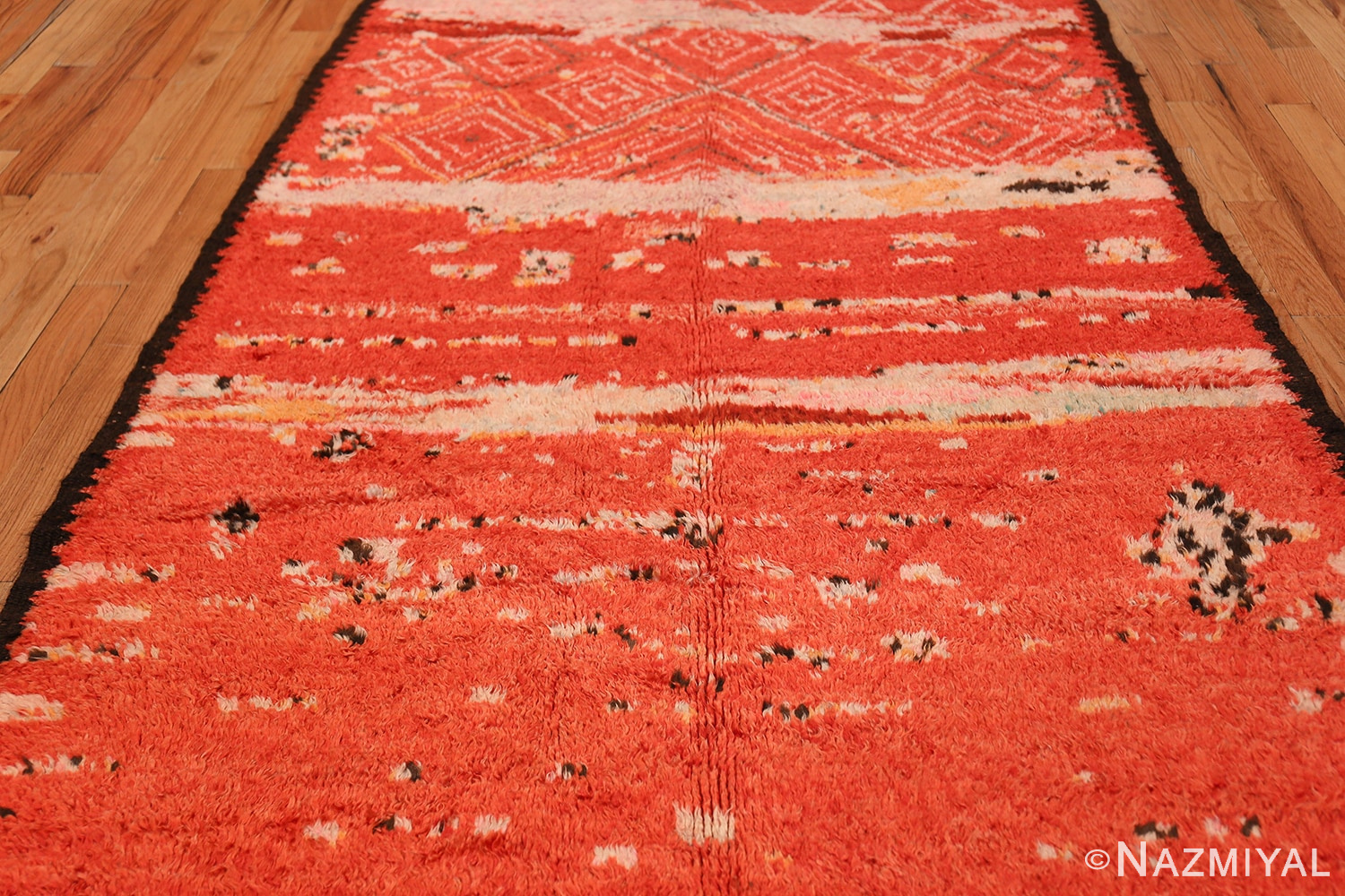 Room Size Vintage Moroccan Rug 49893 Field Design Nazmiyal