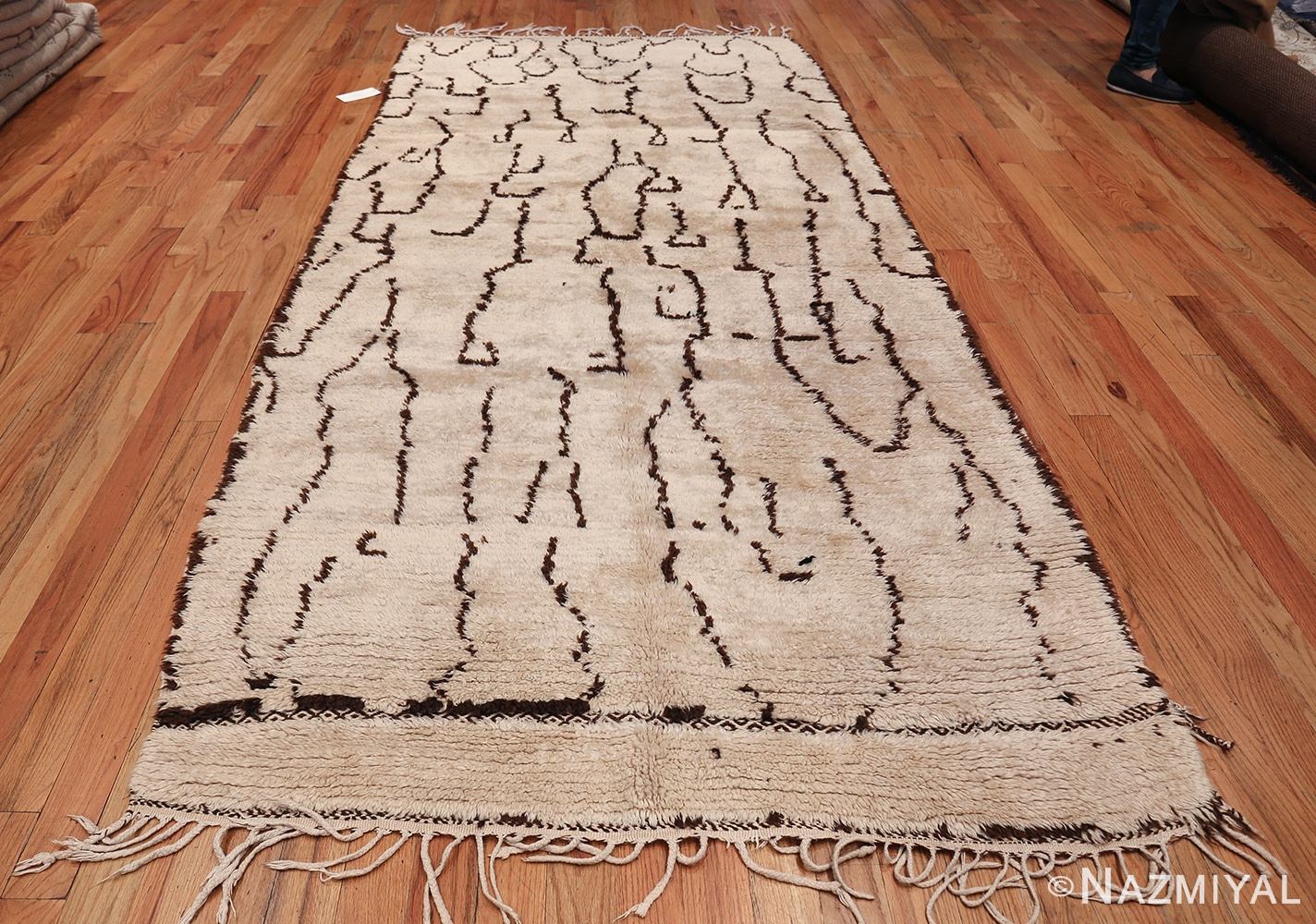 Tribal Room Size Vintage Moroccan Rug 49874 Whole Design Nazmiyal