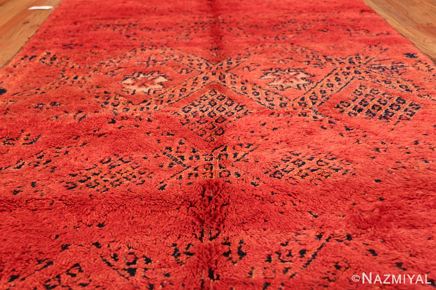 Vintage Room Size Double Sided Moroccan Rug 49880 Field Design Front Nazmiyal