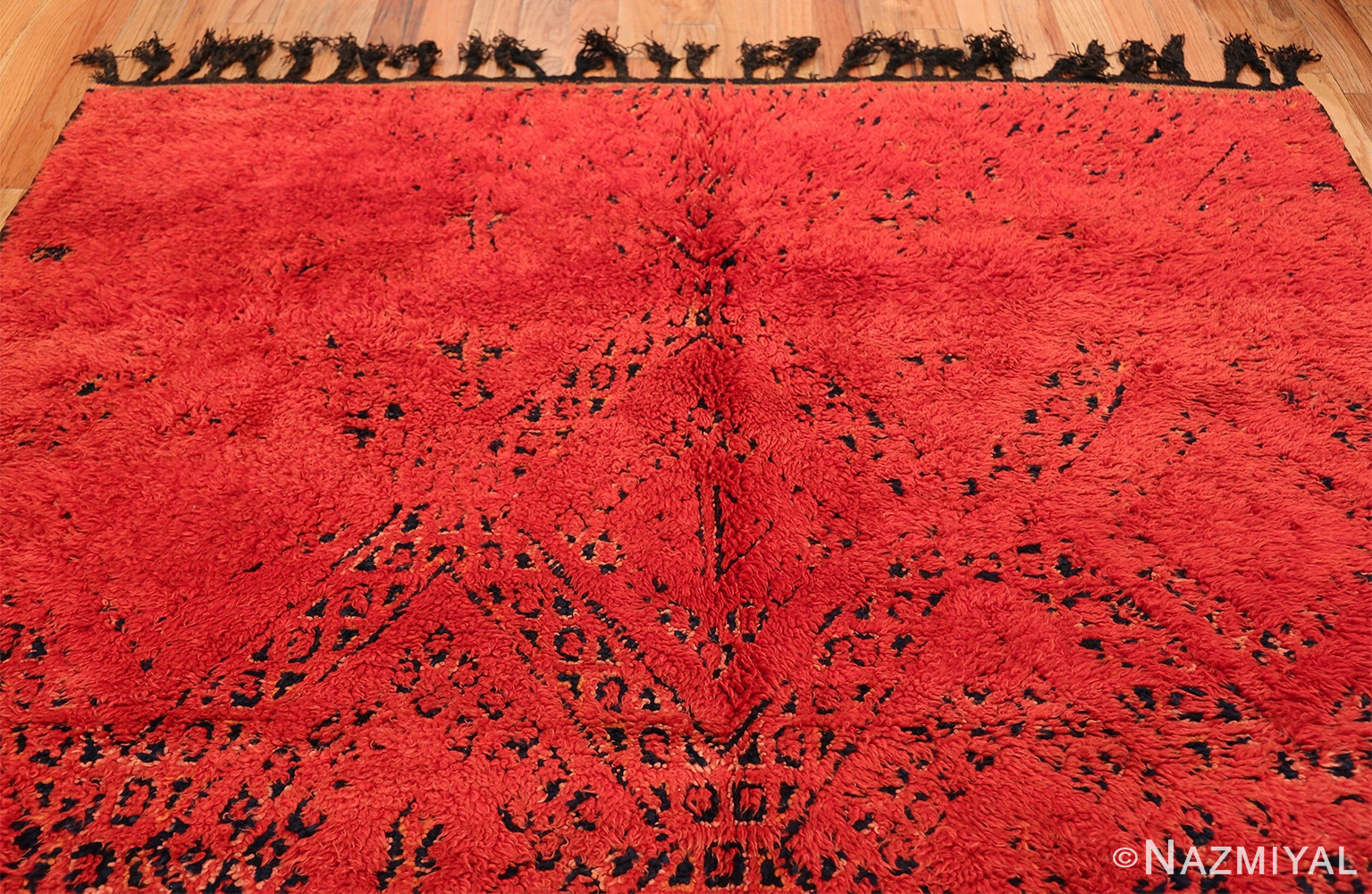 Vintage Room Size Double Sided Moroccan Rug 49880 Front Top Design Nazmiyal
