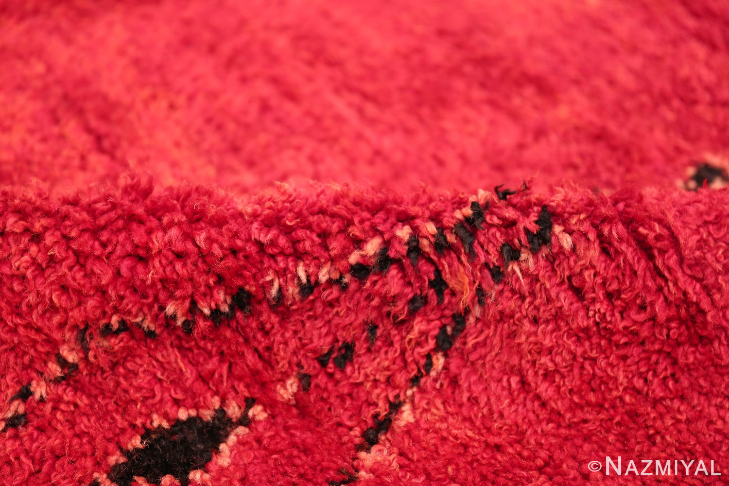 Vintage Room Size Moroccan Rug 49884 Colorful Pile Nazmiyal