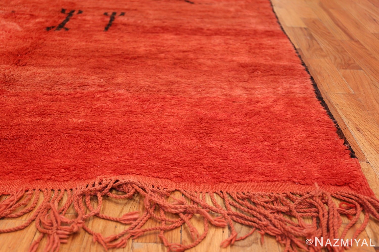 Vintage Tribal Moroccan Rug 49881 Side Corner Nazmiyal