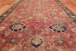 17th Century Wide Hallway Persian Isfahan Rug 49664 Field Design Nazmiyal