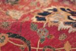 17th Century Wide Hallway Persian Isfahan Rug 49664 Floral Pile Nazmiyal