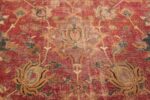 17th Century Wide Hallway Persian Isfahan Rug 49664 Golden Branches Nazmiyal