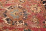 17th Century Wide Hallway Persian Isfahan Rug 49664 Inside Blue Nazmiyal