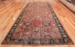17th Century Wide Hallway Persian Isfahan Rug 49664 Whole Design Nazmiyal
