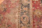 17th Century Wide Hallway Persian Isfahan Rug 49664 Woven Knots Nazmiyal