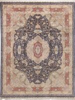 Animal Motif Silk Modern Chinese Rug 49923 Nazmiyal