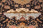 Animal Motif Silk Modern Chinese Rug 49923 Blue Sky Nazmiyal