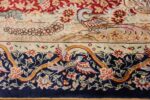 Animal Motif Silk Modern Chinese Rug 49923 Border Peacock Nazmiyal