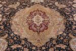 Animal Motif Silk Modern Chinese Rug 49923 Central Medallion Nazmiyal
