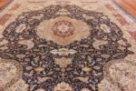 Animal Motif Silk Modern Chinese Rug 49923 Field Design Nazmiyal