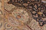 Animal Motif Silk Modern Chinese Rug 49923 Pattern Round Nazmiyal