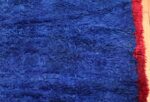 Blue Room Size Vintage Moroccan Rug 49915 Texture Closeup Nazmiyal