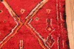 Double Sided Vintage Moroccan Rug 49916 Border Design Nazmiyal