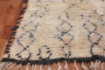 Geometric Vintage Moroccan Rug 49917 Side Corner Nazmiyal