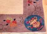 Large Antique Chinese Rug 49909 Corner Vase Nazmiyal