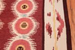 Large Vintage Scandinavian Swedish Kilim 49922 Border Design Nazmiyal