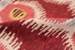 Large Vintage Scandinavian Swedish Kilim 49922 Geometric Pile Nazmiyal