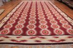 Large Vintage Scandinavian Swedish Kilim 49922 Whole Design Nazmiyal