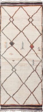 Vintage Wide Hallway Moroccan Rug 49919 Nazmiyal