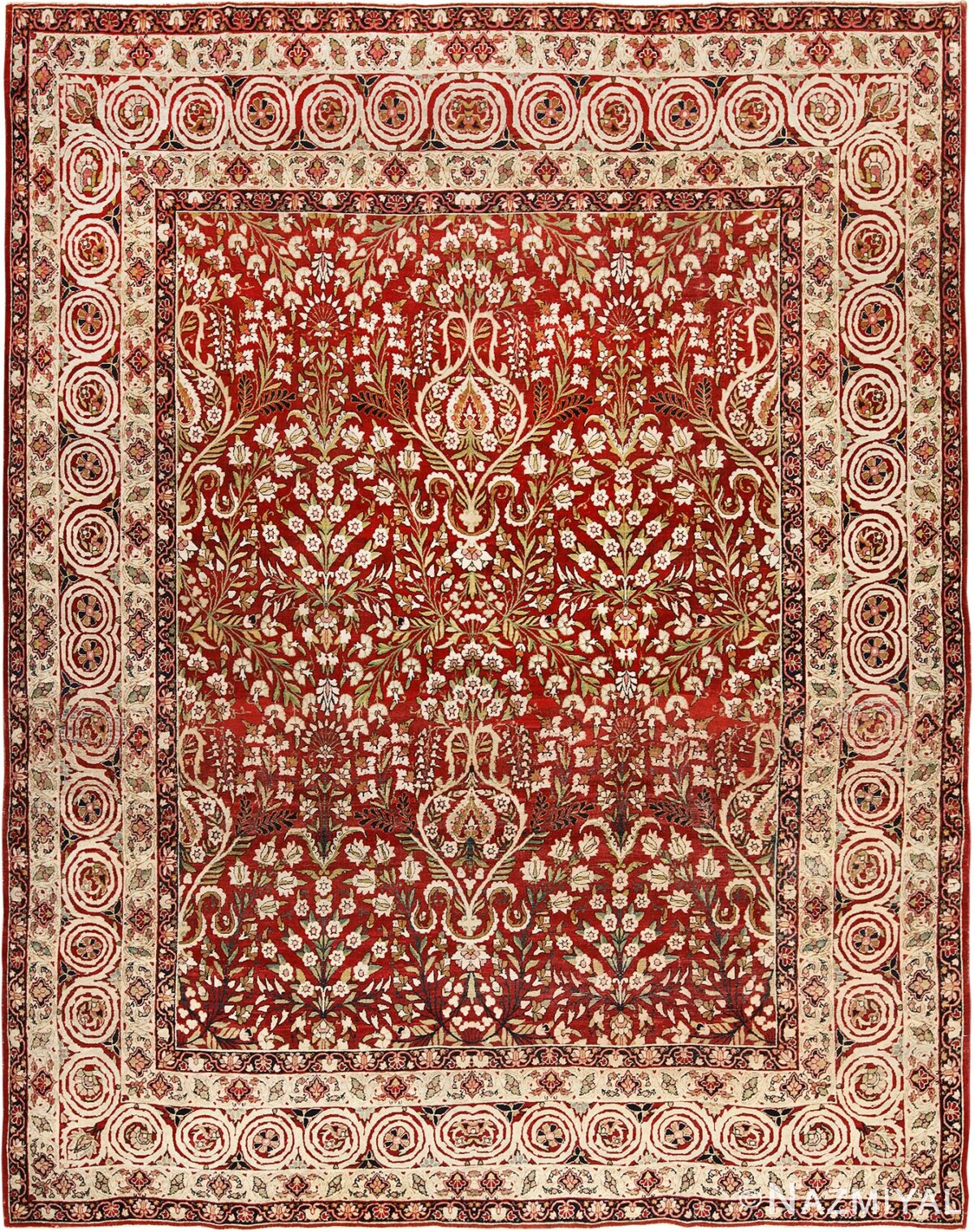 Antique Room Size Persian Kerman Carpet 49900 by Nazmiyal