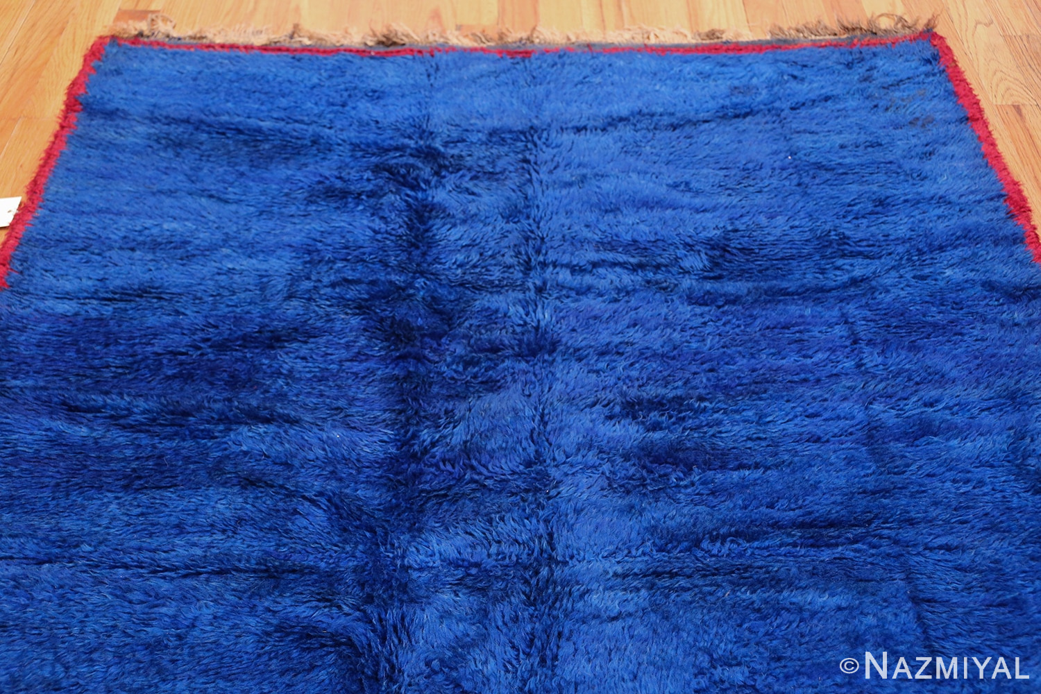 Blue Room Size Vintage Moroccan Rug 49915 Top Design Nazmiyal