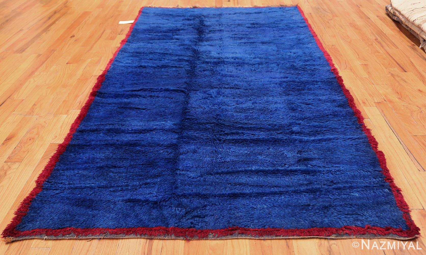 Blue Room Size Vintage Moroccan Rug 49915 Whole Design Nazmiyal