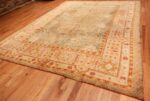 Full Room size Antique Turkish Oushak rug 49692 by Nazmiyal