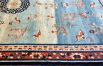 18th Century Kansu Carpet from China Nazmiyal 49944