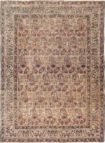 Antique Persian Kerman Rug by Master Weaver Kermani #49958 from Namziyal Antique Persian Rugs in NYC