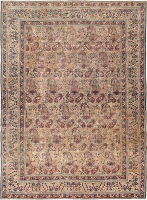Antique Persian Kerman Rug by Master Weaver Kermani #49958 from Namziyal Antique Persian Rugs in NYC