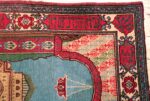 Antique Pictorial Temple Of Solomon Israeli Marbediah Rug #49979 from Nazmiyal Antique Rugs in NYC